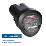 HYUNDAI 12V Akkubohrschrauber CD1201LI Set – Kompakt-Bohrmaschine mit Akku & Zubehör – Bild 8