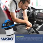 MASKO® Industriestaubsauger 30L mit HEPA-Filtersystem – Nass-Trockensauger 1800W für Werkstatt – Bild 6