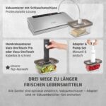 Caso VacuBoxx Eco L – 1500 ml Vakuum-Frischebehälter mit Glasgefäss für längere Haltbarkeit – Bild 9