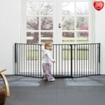 BabyDan Flex L Schutzgitter 90-223 cm – Treppenschutzgitter & Raumteiler, Schwarz – Bild 8