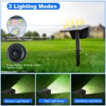 FIFlying 4er-Set Solarstrahler 7000K – IP67 Wasserdicht mit 3 Lichtmodi für Garten & Außen – Bild 4