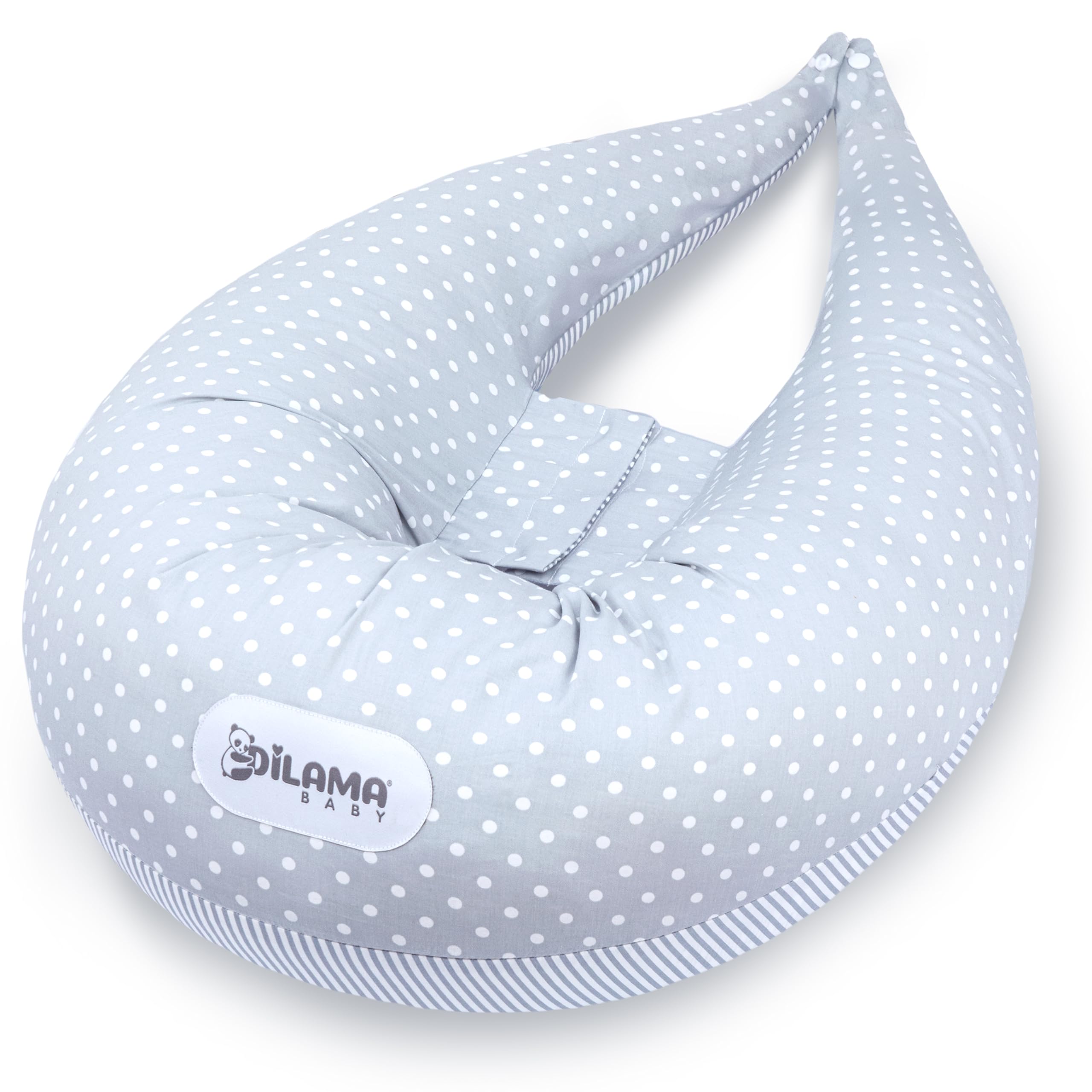 Dilamababy XXL Schwangerschafts- & Stillkissen mit Memory Foam – verstellbar & Made in Italy