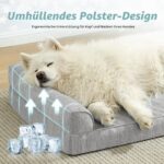 COZY KISS Kühlendes Hundebett XL – Orthopädisches Hundesofa mit Wärmeableitung – Bild 6