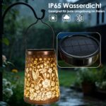 2er Set Foumteex Kolibri Solarlaterne – IP65 Wasserdicht, Hängend & Stehend für Garten – Bild 4
