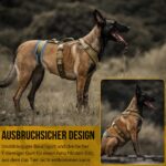 OneTigris HOUNDLOCK Taktisches Hundegeschirr – Ausbruchsicher & Komfortabel in Grösse M – Bild 3