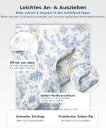 Stellou & friends Baby Ganzjahres-Schlafsack 1 TOG – Bio-Baumwolle, längenverstellbar 3–12 Monate – Bild 5