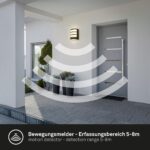 BRILONER LED Wandleuchte mit Bewegungsmelder & Akku – IP44 Aussenleuchte für Terrasse – Bild 7
