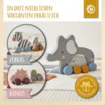 Bieco Nachziehtier Elefant – Holzspielzeug für Lauflernende ab 1 Jahr – Bild 6