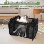Vasmeiy Katzentransporttasche Faltbar – Tragetasche für Katzen & Hunde bis 6 kg – Bild 6
