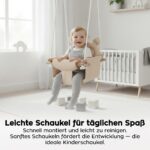 TULANO Hop 30 Babyschaukel – Sichere Indoor-Schaukel mit Sicherheitsgurt für 6–36 Monate – Bild 6