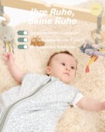 molis & co Baby Schlafsack ärmellos 85 cm – 1 TOG Übergangsgrösse für Frühling & Herbst – Bild 6