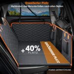 JOEJOY Hundedecke Auto Rückbank 132x63 cm – Wasserdicht & Kratzfest für SUV & Pkw – Bild 2