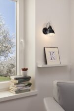 EGLO Priddy Wandlampe Industrial Design – Schwenkbar mit E27 Fassung – Bild 2