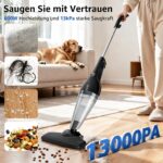Aigostar 2-in-1 Staubsauger 600W mit HEPA Filter – Beutellos & nur 1,5 kg leicht – Bild 4
