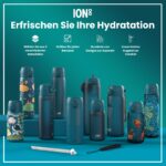 ion8 Kinder Trinkflasche 350ml – Auslaufsicher mit Einhandöffnung für aktive Kinder – Bild 7