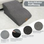 Nepfaivy Hundetreppe 2 Stufen 30cm – Gelenkschonend für kleine Hunde & Senioren – Bild 4