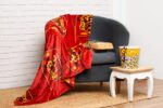 Harry Potter Gryffindor Fleecedecke 120x160 cm – Wärmende Wohndecke mit Quidditch Design – Bild 8