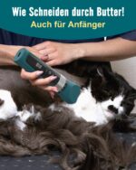 oneisall Katzenschermaschine Leise mit 5 Geschwindigkeiten – Profi Haarschneider für Langhaarkatzen – Bild 3
