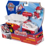 PAW PATROL Fire Rescue Marshalls Feuerwehr-Fahrzeug – Actionspielzeug mit Löschspritze ab 3 Jahren – Bild 10