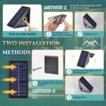 Solpex 8er Set Solar-Treppenleuchten IP65 – LED Aussenbeleuchtung für Treppen & Terrasse – Bild 5