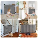 Eyeleaf Ausziehbares Treppenschutzgitter 140 cm – Einhändig bedienbar für Babys & Haustiere – Bild 6