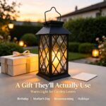 Joycome 2er Set Solarlaterne mit Flackerlicht – Wetterfeste Außenbeleuchtung für Garten & Terrasse – Bild 6