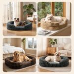 Woiil Orthopädisches Hundebett 109x84cm – Memory Foam & Eierkarton-Schaum für grosse Hunde – Bild 3
