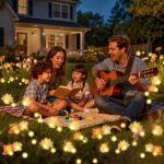 PATIOPIA Solar-Blumenleuchten 6er Set – Warmweiss Gartenlichter mit 60 LEDs für Terrasse & Wege – Bild 7