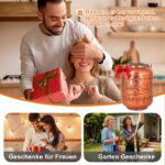 GOTOME Schmetterling Solar-Laterne – Wasserdichte LED Gartenleuchte mit Lichtprojektion – Bild 3