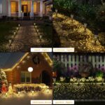 Lifeel Solarleuchten 6er Set – Dekorative LED Gartenleuchten mit warmweissem Licht für Aussen – Bild 4