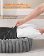 Feandrea Orthopädisches Hundebett 91x68 cm – Premium Hundekörbchen mit Memory-Polsterung – Bild 5