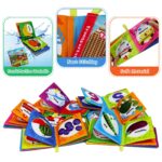 Dr.Rapeti 6er Set Stoffbücher für Babys – Waschbar & Pädagogisch für Früherziehung – Bild 5