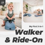 Scoot & Ride My First Rutscher 3in1 – Lauflernhilfe aus recyclebarem EPP, Steel – Bild 3