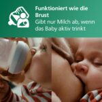 Philips AVENT Geschenkset Babyflaschen Glas – Natural Response für 0–6 Monate – Bild 3