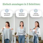 Fivelo Elastisches Babytragetuch 510x55cm – Ergonomisch & Atmungsaktiv ab Geburt – Bild 5