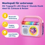 VTech Mein Erster Musik-Player Pink – Bluetooth Musikplayer mit 40 Liedern für Kinder ab 2 Jahren – Bild 6