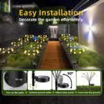 SCNNC Firefly Solar Glühwürmchen Gartenlichter 4er Set – IP65 wasserdicht für Garten & Balkon – Bild 6