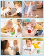 Vanmor Sensory Sports Balls – 6er Sensorik-Set mit Reisetasche für Babys ab 3 Monaten – Bild 7