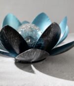 Dehner Solarleuchte Lotus Ø 27,5 cm – Elegante Gartendeko mit Warmweisslicht – Bild 6