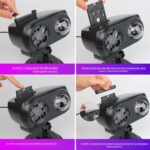 Yanbaozi LED Projektor mit 10 Dias & Welleneffekt – IP44 Wasserdicht für Weihnachten & Halloween – Bild 5