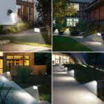 nipify 3er Set Solarleuchten mit Bewegungsmelder – 62 LED Strahler IP65 für Garten & Aussenbereich – Bild 6