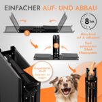 Pfotenkönig Hunderampe 1,80 m – Klappbar mit Anti-Rutsch für alle Autos – Bild 5