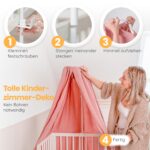 lilimaus Himmelstange für Babybett – universelles Himmelbett Gestell für alle Betten – Bild 3