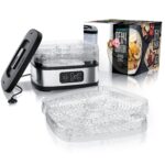 Arendo Dörrautomat Edelstahl 240W – 5 Etagen Dehydrator mit Timer & Temperaturregler – Bild 7
