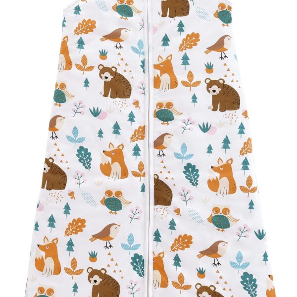 Chilsuessy Babyschlafsack 2.5 Tog 130cm – Winterschlafsack aus Baumwolle für sicheren Schlaf