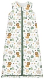 Chilsuessy Babyschlafsack 110cm mit Baumwolle – 2.5 Tog Ganzjahres Schlafsack verstellbar