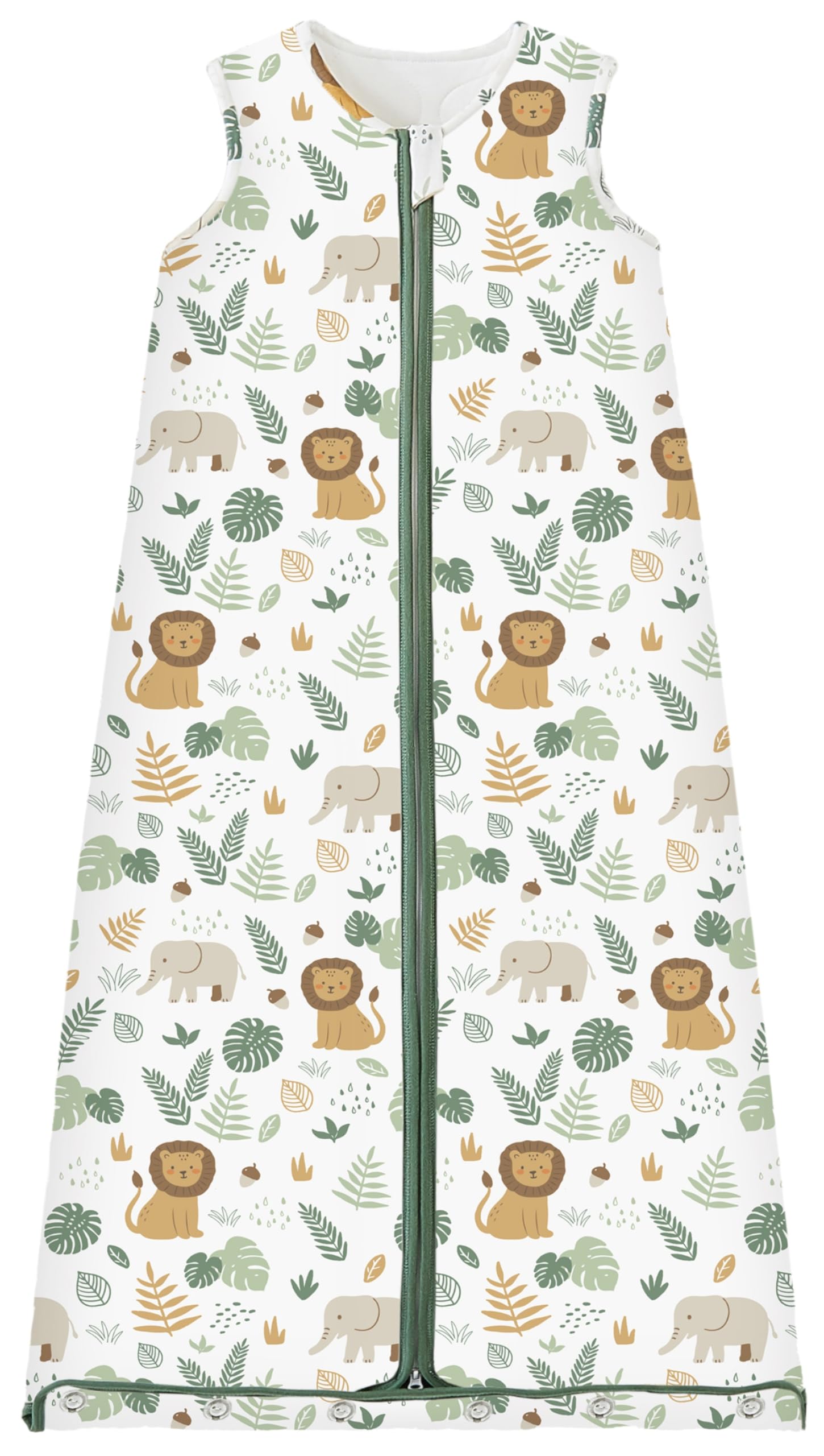 Chilsuessy Babyschlafsack 110cm mit Baumwolle – 2.5 Tog Ganzjahres Schlafsack verstellbar