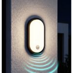 Oktaplex Plato LED-Aussenleuchte mit Bewegungsmelder – 1010lm warmweiss IP65
