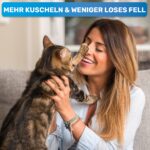 BluePet Unterwollbürste Grösse L – Effektive Fellpflege für Hunde & Katzen – Bild 6