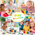 WEVOL 3-in-1 Montessori Holzspielzeug – Motorik & Lernspiel für Kleinkinder ab 1 Jahr – Bild 7